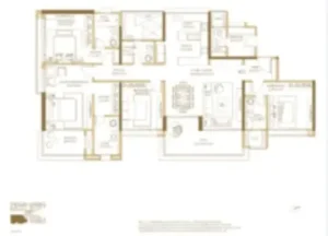 Tata Devanahalli 4 BHK Apartment Floor Plan by Tata Housing located in Devanahalli, Bangalore